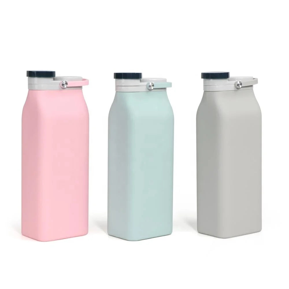Collapsible Silicone Water Bottle — Foldable, Leakproof & BPA Free