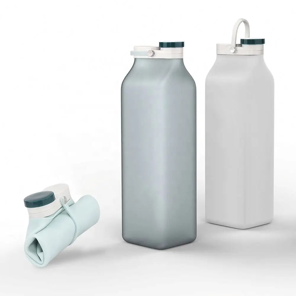 Collapsible Silicone Water Bottle — Foldable, Leakproof & BPA Free