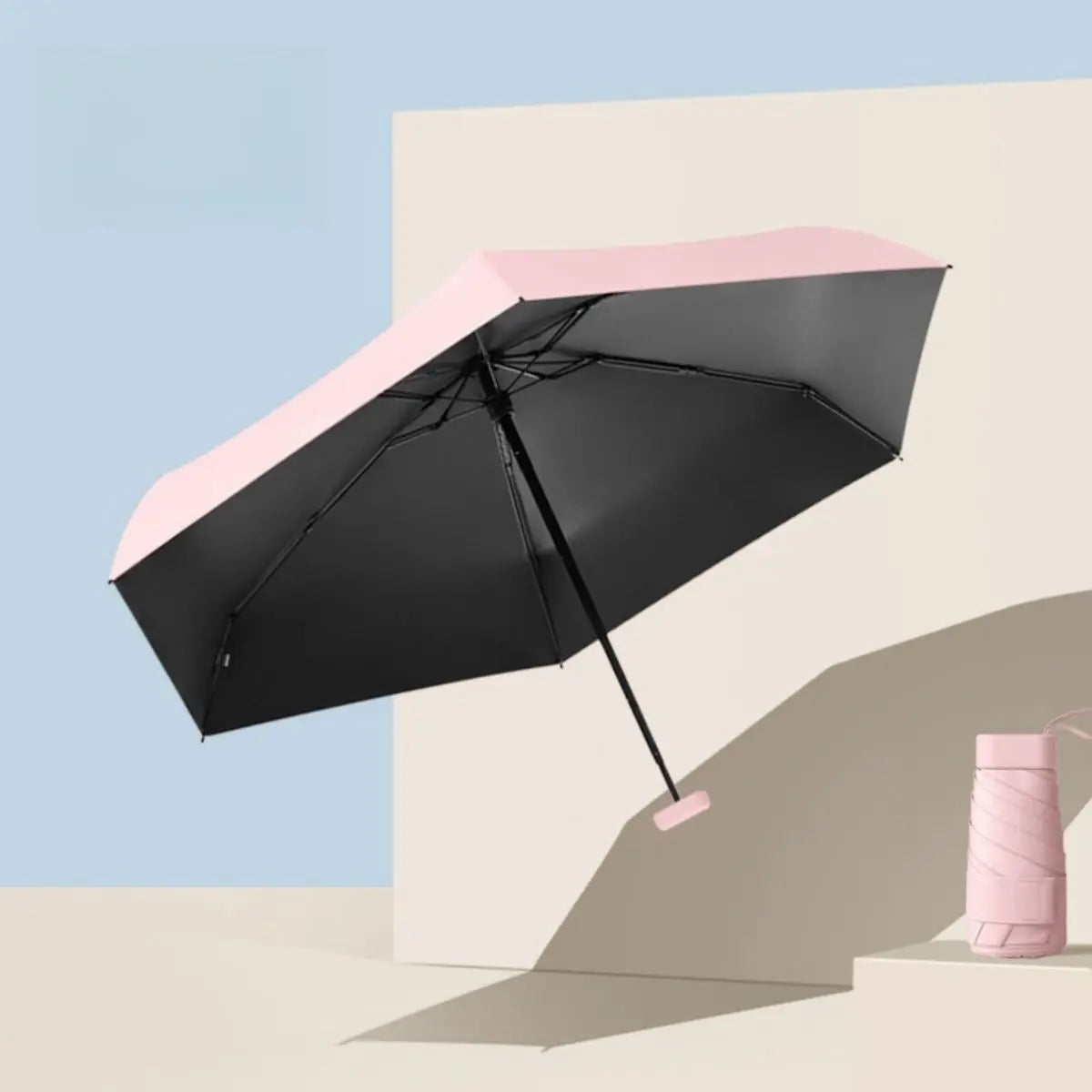 Mini Sun Umbrella, Protective and UV Resistant, Rain or Shine Mini Umbrella Sun Umbrella