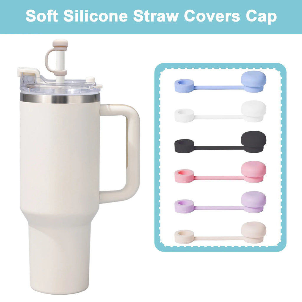 Silicone Straw Covers That Keep Your Cup Clean & Spill-Free