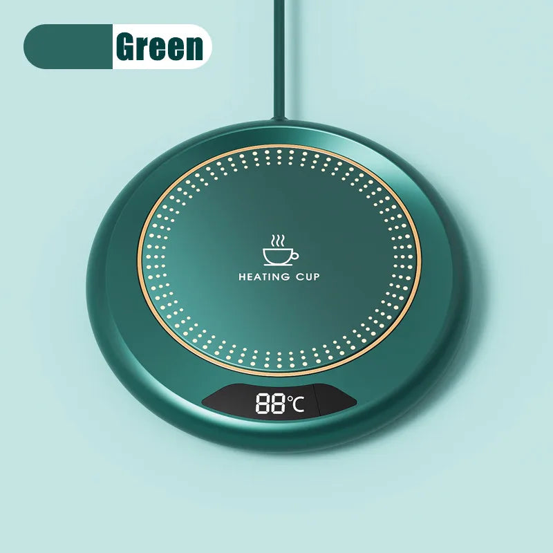 USB Heating Coaster — Keep Your Coffee & Tea Warm All Day at 55°C