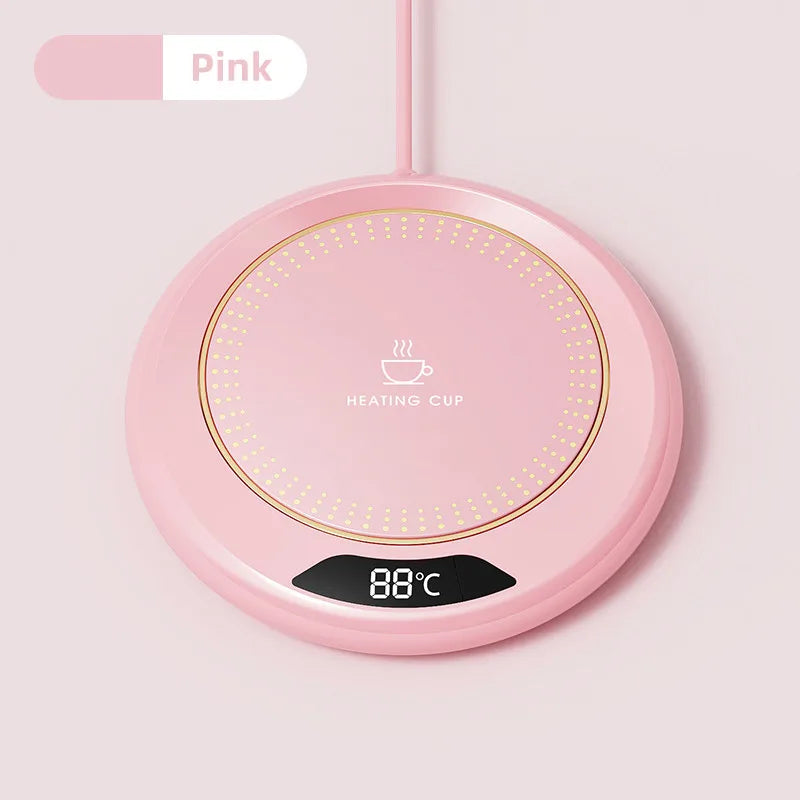 USB Heating Coaster — Keep Your Coffee & Tea Warm All Day at 55°C