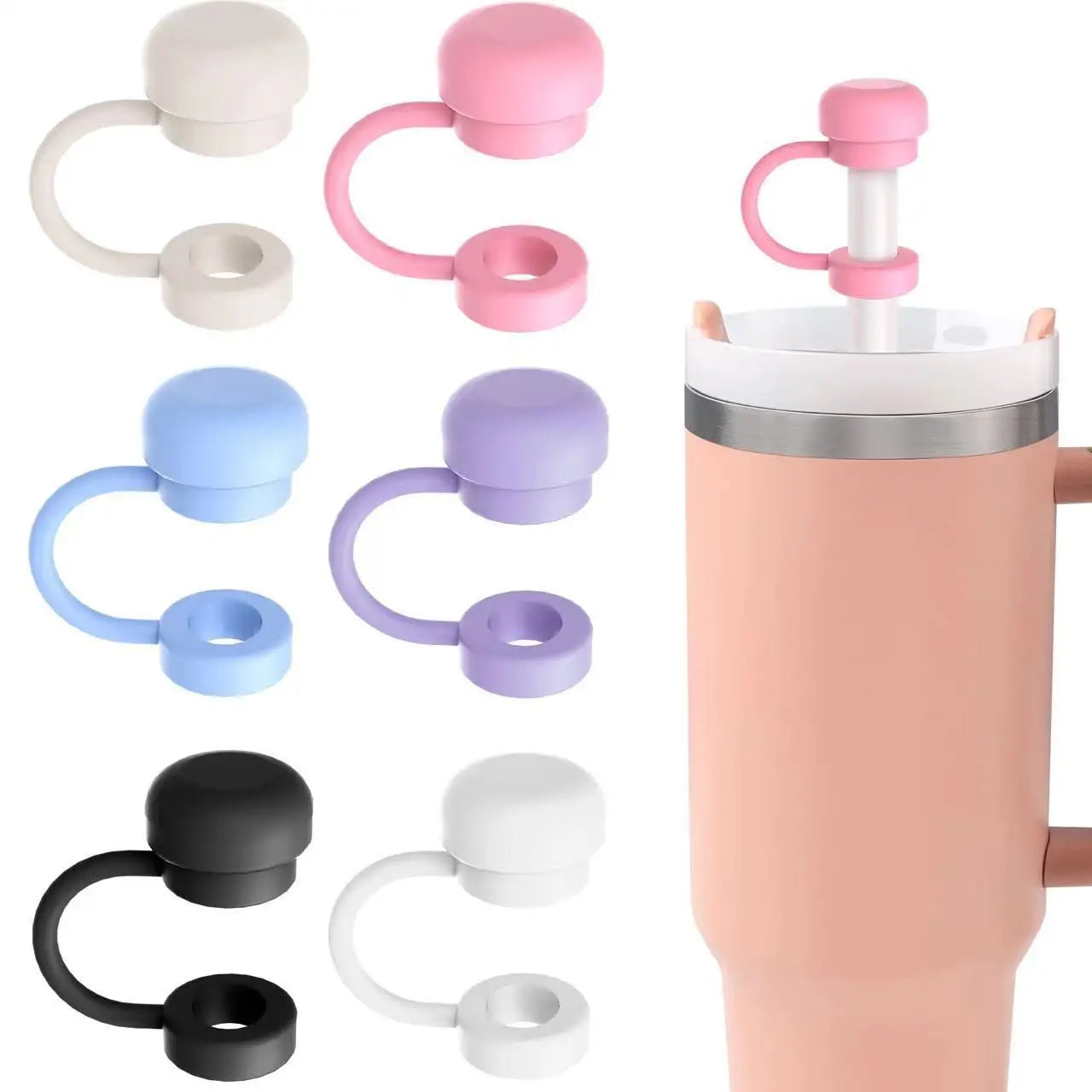 Silicone Straw Covers That Keep Your Cup Clean & Spill-Free