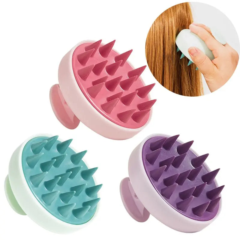 Silicone Scalp Massager Brush — Deep Clean, Stress Relief & Healthier Hair