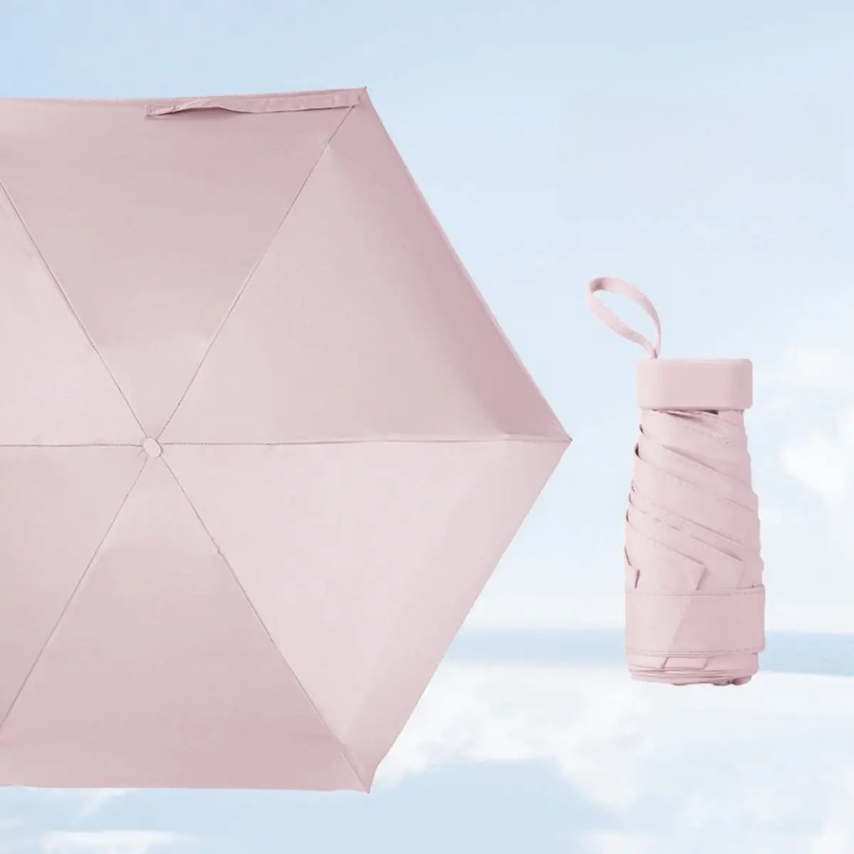 Mini Sun Umbrella, Protective and UV Resistant, Rain or Shine Mini Umbrella Sun Umbrella