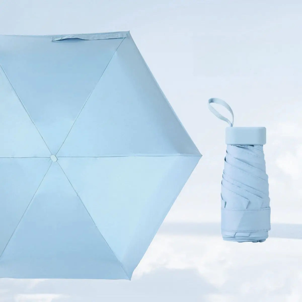 Mini Sun Umbrella, Protective and UV Resistant, Rain or Shine Mini Umbrella Sun Umbrella