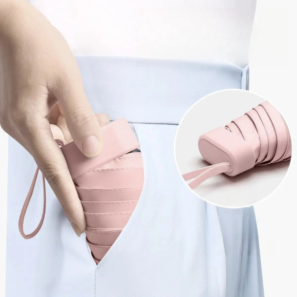 Mini Sun Umbrella, Protective and UV Resistant, Rain or Shine Mini Umbrella Sun Umbrella