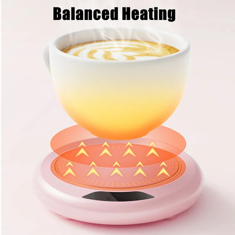 USB Heating Coaster — Keep Your Coffee & Tea Warm All Day at 55°C